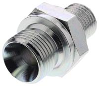 6f3mk4s Parker Hydraulic Straight Threaded Adaptor G 3/8 to R 1/4 Male, 6F3MK4S