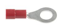 613-9255 RS PRO Insulated Ring Terminal, M6 Stud Size, 0.5mm² to 1.5mm² Wire Size, Red