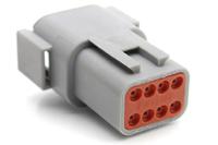 atm04-08pa Amphenol Industrial, ATM Automotive Connector Socket Grey Cable Mount 8 Way, Crimp Termination ATM04-08PA