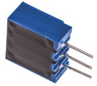 m64w502kb40 Vishay 64W Series 19 (Electrical), 22 (Mechanical)-Turn Through Hole Trimmer Resistor with Pin Terminations, 5kΩ ±10%