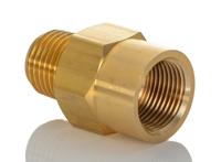 181250818 Norgren ENOTS Series Straight Threaded Adaptor, R 1/8 Male to Push In 8 mm, Threaded-to-Tube Connection Style