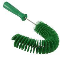 53722 Vikan Medium Bristle Green Scrubbing Brush, Polyester bristle material