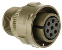97b-3106a-16s-1s-hd Amphenol Limited, 97B, Brass 7 Way Cable Mount MIL Spec Circular Connector Plug, Socket Contacts,Shell Size 16S,