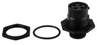 uts7124s Souriau Sunbank by Eaton Circular Connector, 4 Contacts, Panel, Standard Connector, Plug, Female, IP68, IP69K, UTS