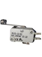 249-6856 RS PRO Long Roller Lever Microswitch, Quick Connect Terminal, 16A @ 250V ac, SPDT, IP40