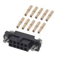 m80-4611005 HARWIN M80 Connector Kit Containing 10 Barrel Crimp Contacts Loose, Crimp Shell, Housing with Hexagonal Slotted