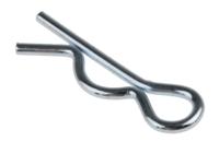 839-296 RS PRO 33mm Bright Zinc Plated Steel Retaining Clip, 9.5mm Diameter