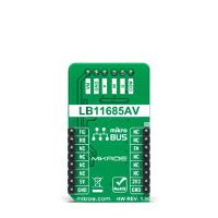 mikroe-4742 MikroElektronika Brushless 16 Click Brushless DC Motor for LB11685AV for mikroBUS Socket