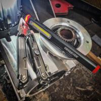 obs-pl1 Observer Tools LED Pen Torch Grey/Red - Rechargeable 300 lm, 174 mm