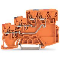 2000-5352 WAGO  TOPJOB S Series Orange, 1mm², 3-Level, Push-In Cage Clamp Termination