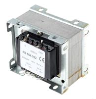 504-022 RS PRO 100VA 2 Output Chassis Mounting Transformer, 15V ac, IEC 61558-2-6