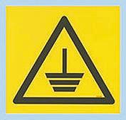 221-3400 Brady Self-Adhesive Electrical Hazard Warning Sign