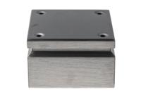 842-8330 RS PRO Unpainted Stainless Steel Terminal Box, IP66, 150 x 150 x 80mm