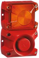 23311804000 Pfannenberg PA X 1-05 Series Amber Sounder Beacon, 24 V dc, Base Mount, 100dB at 1 Metre