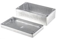 1590z150 Hammond 1590 Series Natural Die Cast Aluminium Enclosure, IP66, IK08, Natural Lid, 221 x 120.5 x 80mm