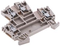 1021500000 Weidmuller  WDK Series Dark Beige, 2.5mm², Double-Level, Screw Termination