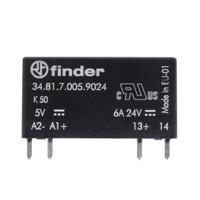 348170059024 Finder 34 Series Solid State Relay, 6 A Load, PCB Mount, 24 V dc Load, 12 V Control