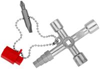 00-11-04 Knipex Diecast Zinc 10-way Control Cabinet Key