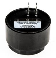 535-8461 RS PRO 70dB Panel Mount Fast Pulse Internal Piezo Buzzer, 42.5 (Dia.) x 33mm, 6V ac/dc Min, 28V ac/dc Max
