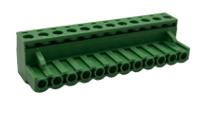 hrfe-12005v Conex-It, 5.08mm Pitch, HRFE, 12 Way, Right Angle, Pluggable Terminal Block, Plug, Cable Mount, Screw Termination,