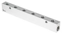 3311-13-17-06 Legris 3311 6 Outlet Manifold, G 3/8 G 1/4