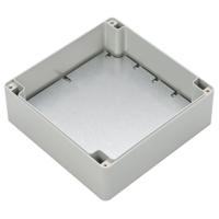 192-0695 RS PRO Grey ABS Enclosure, IP65, Grey Lid, 139.8 x 209.7 x 60.1mm