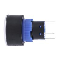 175-8301 RS PRO Illuminated Push Button Switch, Panel Mount, 22.2mm Cutout, SPDT, White LED, 250V ac, IP65