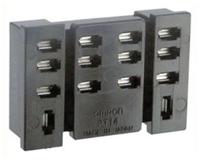 pt14-0 Omron MKS 14 Pin 250V ac PCB Mount Relay Socket, for use with LY Series Relay