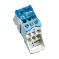 569030 nVent ERIFLEX Distribution Block, 1 Way, 70mm², 160A, 1 kV, Blue