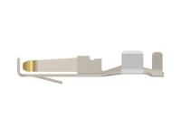 234063-e ERNI Male Crimp Contact, 0AWG Min, 20AWG Max