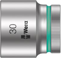 05003616001 Wera 1/2 in Drive 30mm Standard Socket, 6 point, 42 mm Overall Length