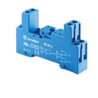 95853sma Finder 95 8 Pin 250V ac DIN Rail Relay Socket, for use with 40.52, 40.61, 44.52, 44.62, 40.51 Series Relay