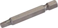 e-314-c2 SAM Square Screwdriver Bit, 1/4 in Tip, 1/4 in Drive, Square Drive, 50 mm Overall