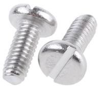 526-928 RS PRO Slot M2.5 Pan A2 304 Stainless Steel Machine Screws DIN 85 x 6.0mm