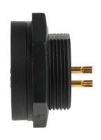 176-0897 RS PRO, Straight Panel Mount2 way Magnetic Connector, Copper Alloy Contact Female, Solder Termination