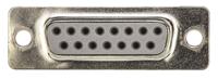 09662186500 HARTING D-Sub Standard 15 Way Right Angle Cable Mount D-sub Connector Socket, 2.77mm Pitch