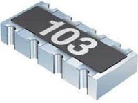 cay16a-330j4as Bourns 33Ω Resistor Array, 4 Resistors, 0.25W total, 1206 (3216M), Convex