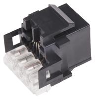 216000-2 TE Connectivity DEC Connect Series Female RJ11 Modular Jack Connector, Cable Mount Straight 6 -Way