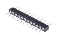 830-80-012-10-001101 Preci-Dip 830 Series Straight Through Hole Pin Header, 12 Contact(s), 2 mm Pitch, 1 Row, Unshrouded