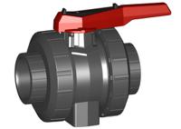 161546247 Georg Fischer PVC-U 2 Way, Ball Valve, Solvent Cement Socket, 2in, 16bar Operating Pressure