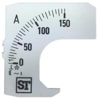 eq44-00d1-0001-0150a Sifam Tinsley Meter Scale For Use With 48 x 48 Analogue Panel Ammeter