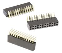 613064243121 Wurth Elektronik WR-PHD Series Right Angle Through Hole Mount PCB Socket, 64-Contact, 2-Row, 2.54mm Pitch, Solder