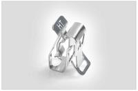 151-00982-msc2-ss304-ml HellermannTyton Metallic Stainless Steel Cable clip, 7.6mm Max. Bundle