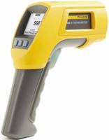 fluke-568 Fluke 568 Infrared Thermometer, -40°C Min, +800°C Max, ±1 % Accuracy, °C and °F Measurements With RS Calibration