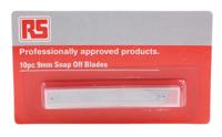 813-2764 RS PRO Flat Snap-off Blade 9 mm, 10 per Package