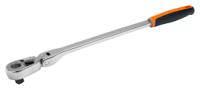 8110h-12 Bahco 1/2 in Square Ratchet Screwdriver, 440 mm length Polished Alloy Steel