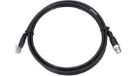 cb-m12x8mrj-200 PlanetCB, 2m, Black M12 to Male RJ45, Terminated