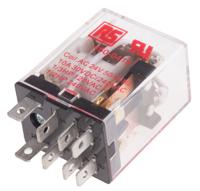 450-0419 RS PRO Plug In Power Relay, 24V ac Coil, 10A Switching Current, DPDT