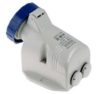 5181653t Scame IP66, IP67 Blue Wall Mount 2P + E Industrial Power Socket, Rated At 16A, 230 V