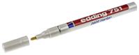751-049 Edding White 1 → 2mm Fine Tip Paint Marker Pen for use with Glass, Metal, Plastic, Wood